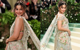 Met Gala 2024: Alia Bhatt adds Desi twist in Sabyasachi Saree, See pics